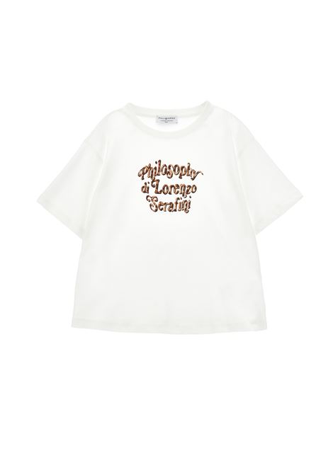 T-shirt con logo PHILOSOPHY KIDS | I1H602 82060001